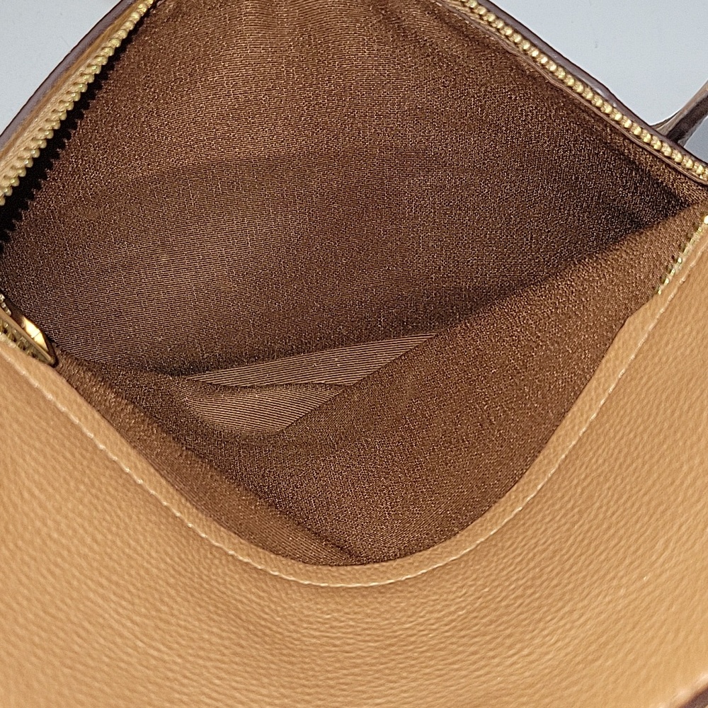 Coach Ellie File Tan Pebble Leather Crossbody Shoulder Bag C1648 - Picture 11 of 16